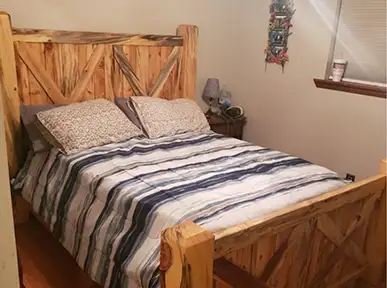 finished bed