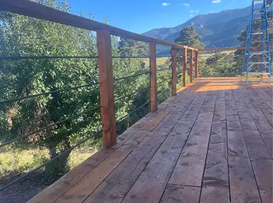finished deck