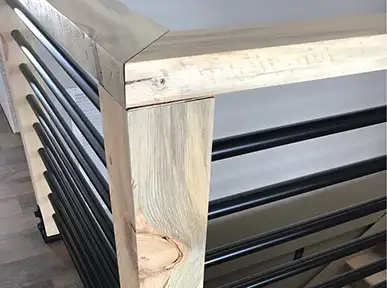 finished railing