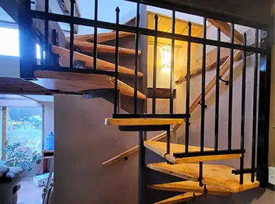 finished stairs