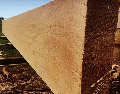 Rough sawn lumber