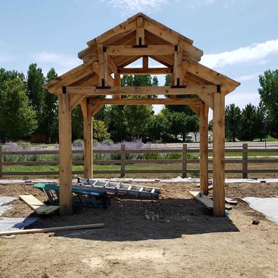 Timber frame gazebo package
