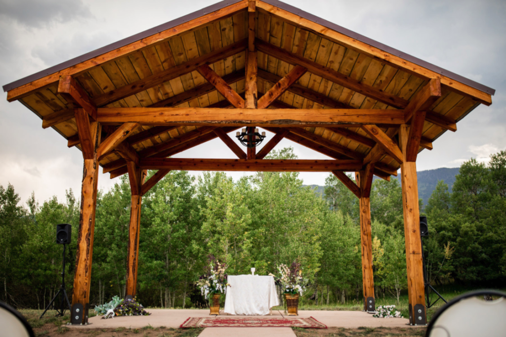 Timber frame gazebo package
